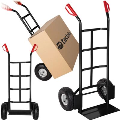 Tectake Stahl Sackkarre mit 200kg Kapazität - Schwerlast Handwagen Tectake Stahl Sackkarre mit 200kg Kapazität - Schwerlast Handwagen