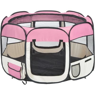 TecTake 400733 Hond/Kat Veiligheidsnet/Grill - Opvouwbare Diervriendelijk, Roze TecTake 400733 Hond/Kat Veiligheidsnet/Grill - Opvouwbare Diervriendelijk, Roze