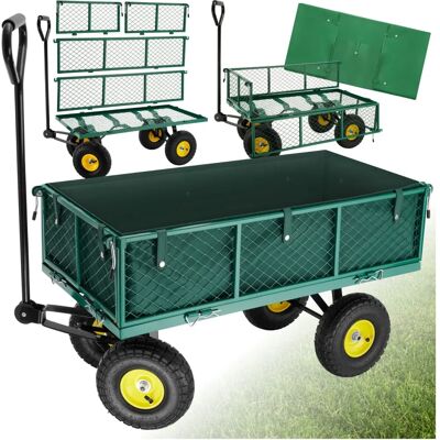 TecTake 400973 Chariot de Jardin Vert avec Doublure Intérieure - Carrosse de Jardin & Plage - Publicité TecTake 400973 Chariot de Jardin Vert avec Doublure Intérieure - Carrosse de Jardin & Plage - Publicité