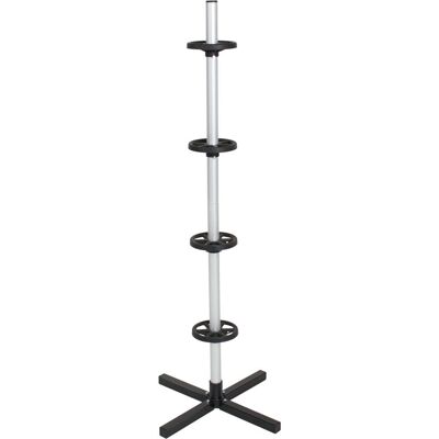 tectake Aluminium Reifenständer für 4 Räder - Garagenordnung tectake Aluminium Reifenständer für 4 Räder - Garagenordnung