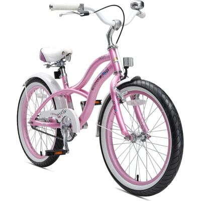 BIKESTAR Vélo Enfant Cruiser - Rose - 20 Pouces - Publicité BIKESTAR Vélo Enfant Cruiser - Rose - 20 Pouces - Publicité