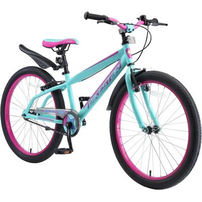 Vélo enfant BIKESTAR - 32cm, 24 pouces, turquoise/lila/bleu - Vélo pour enfants - Publicité Vélo enfant BIKESTAR - 32cm, 24 pouces, turquoise/lila/bleu - Vélo pour enfants - Publicité