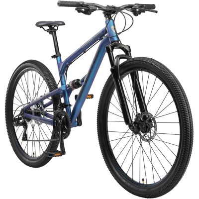 VTT BIKESTAR - Tout suspension, 29 pouces, 21 vitesses, bleu - Adultes - Publicité VTT BIKESTAR - Tout suspension, 29 pouces, 21 vitesses, bleu - Adultes - Publicité