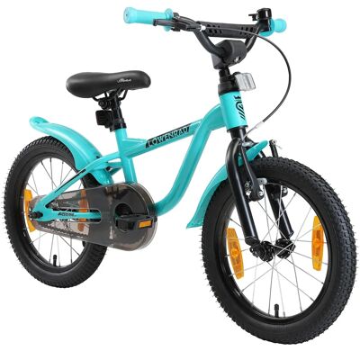 LÖWENRAD Kinderfahrrad - 23cm, 16 Zoll, Grün - Kinderfahrrad LÖWENRAD Kinderfahrrad - 23cm, 16 Zoll, Grün - Kinderfahrrad