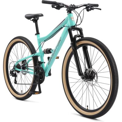 VTT BIKESTAR 43cm Vert - Tout Suspende - Publicité VTT BIKESTAR 43cm Vert - Tout Suspende - Publicité