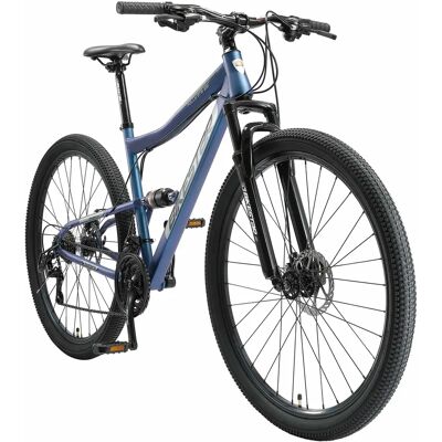 BIKESTAR 48cm Blau Mountainbike - Vollfederung, 21-Gang BIKESTAR 48cm Blau Mountainbike - Vollfederung, 21-Gang