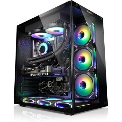 Kiebel Gaming PC i9-12900KS 32GB RTX 4070 - PC Schwarz Kiebel Gaming PC i9-12900KS 32GB RTX 4070 - PC Schwarz