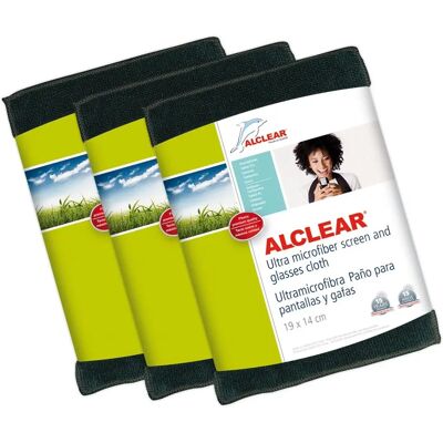 ALCLEAR 950003 Microfiber Screen Cleaning Cloths - 3 pcs ALCLEAR 950003 Microfiber Screen Cleaning Cloths - 3 pcs