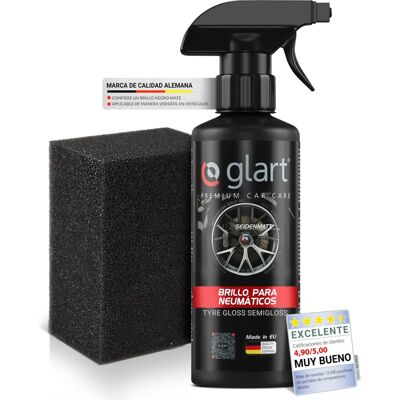Glart Spray Brillance Pneus - Protection Noire Mat - Publicité Glart Spray Brillance Pneus - Protection Noire Mat - Publicité