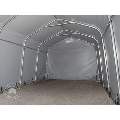 Tente de voiture TOOLPORT 3.3x6.0m - Garage portable étanche - Publicité Tente de voiture TOOLPORT 3.3x6.0m - Garage portable étanche - Publicité
