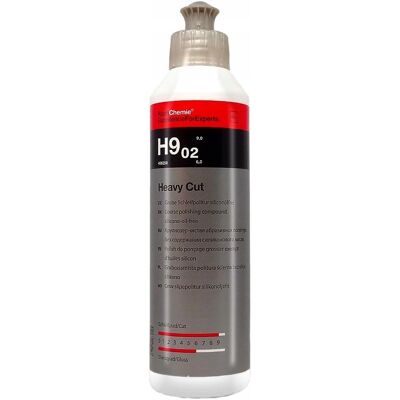 Koch Chemie KOCH Heavy Cut H9.02 - 250ml - Polimento mecânico Koch Chemie KOCH Heavy Cut H9.02 - 250ml - Polimento mecânico