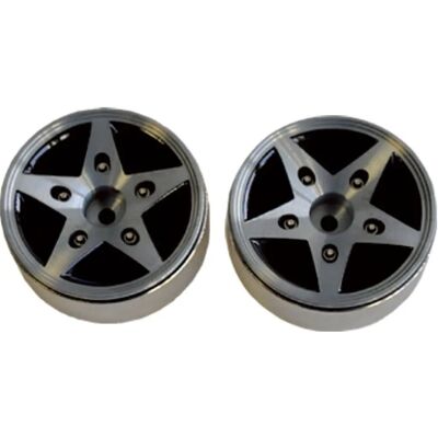 Amewi 010-20321 Set di cerchioni CNC neri - Accessorio per auto RC Amewi 010-20321 Set di cerchioni CNC neri - Accessorio per auto RC