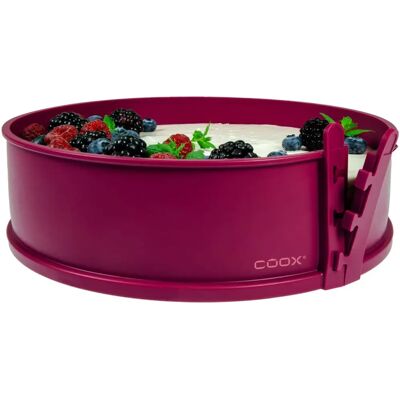 Coox Springform Ø 26 cm - Plaque en Verre et Silicone - Springform - Publicité Coox Springform Ø 26 cm - Plaque en Verre et Silicone - Springform - Publicité