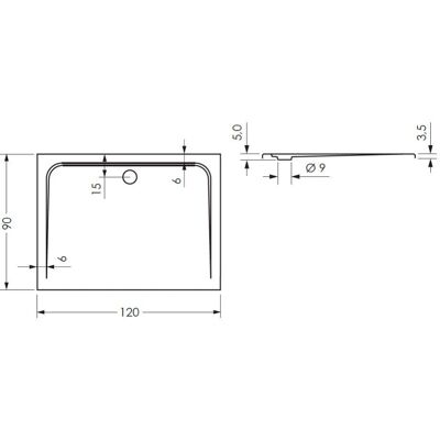 Steinkamp MBRBC12090 Duschwanne - 120x90cm Superflach Steinkamp MBRBC12090 Duschwanne - 120x90cm Superflach