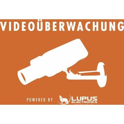 Lupus Electronics 10862 - Sicherheitskamerazubehör Aufkleber Lupus Electronics 10862 - Sicherheitskamerazubehör Aufkleber