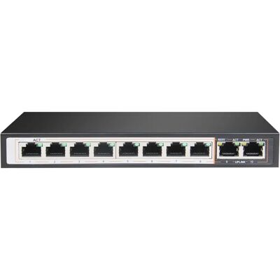 Lupus-Electronics 10 Kanal Gigabit PoE Switch - Netzwerk Switch Lupus-Electronics 10 Kanal Gigabit PoE Switch - Netzwerk Switch