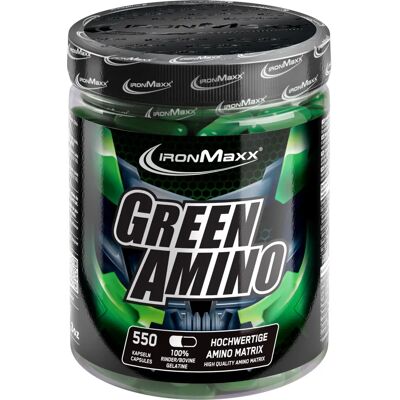 IronMaxx Green Amino 550 Kapseln - Aminosäure Ergänzung IronMaxx Green Amino 550 Kapseln - Aminosäure Ergänzung