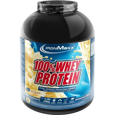 IronMaxx Weiße Schokolade 100% Whey Protein 2350g - Proteinpulver IronMaxx Weiße Schokolade 100% Whey Protein 2350g - Proteinpulver