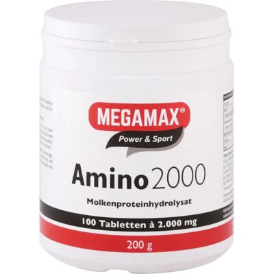 Megamax B.V. AMINO 2000 Molkenprotein Tabletten Megamax B.V. AMINO 2000 Molkenprotein Tabletten