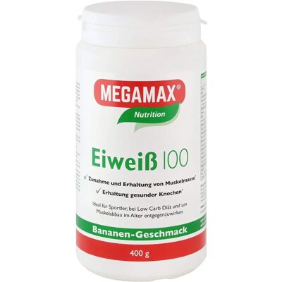Megamax Banan Eiweißpulver - Nahrungsergänzung Megamax Banan Eiweißpulver - Nahrungsergänzung