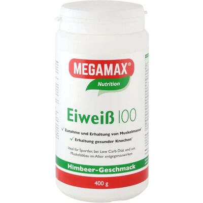 Megamax B.V. Eiweiß 100 Himbeer Quark Pulver Megamax B.V. Eiweiß 100 Himbeer Quark Pulver