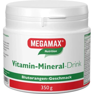 Megamax B.V. Orange Vitamin-Mineral-Drink Pulver - Mineralgetränk Megamax B.V. Orange Vitamin-Mineral-Drink Pulver - Mineralgetränk