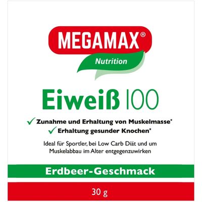 EIWEISS 100 Erdbeer Megamax Pulver - Proteinpulver EIWEISS 100 Erdbeer Megamax Pulver - Proteinpulver