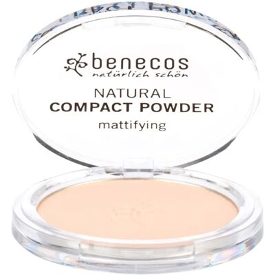 Benecos Porcelain Compact Poeder - Lichte Huid - Compact Poeder Benecos Porcelain Compact Poeder - Lichte Huid - Compact Poeder