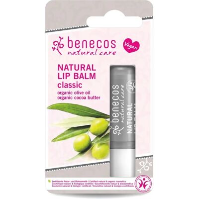 Benecos Balsamo Labbra Naturale Classico - 4,8g Benecos Balsamo Labbra Naturale Classico - 4,8g