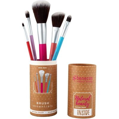 Set de Brochas Veganas Benecos - Cara y Ojos Set de Brochas Veganas Benecos - Cara y Ojos