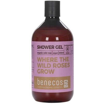 benecos Wilde Rozen 500 ml Douchegel - Douchegel benecos Wilde Rozen 500 ml Douchegel - Douchegel