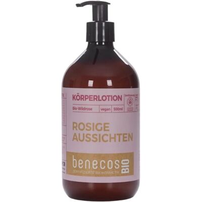 Benecos Lait Corporel Rose Musquée 500ml - Bio Vegan Benecos Lait Corporel Rose Musquée 500ml - Bio Vegan
