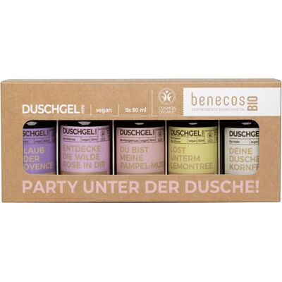 Benecos Mini-Set - Lavendel, Wilde Rose, Grapefruit - Duschgel - 5x50ml Benecos Mini-Set - Lavendel, Wilde Rose, Grapefruit - Duschgel - 5x50ml