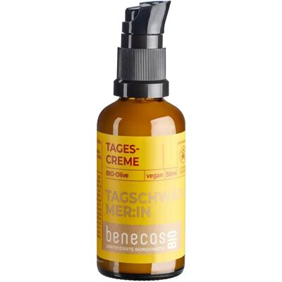Benecos Crema de Día Orgánica de Oliva - Vegana, Natural, Hidratante Benecos Crema de Día Orgánica de Oliva - Vegana, Natural, Hidratante