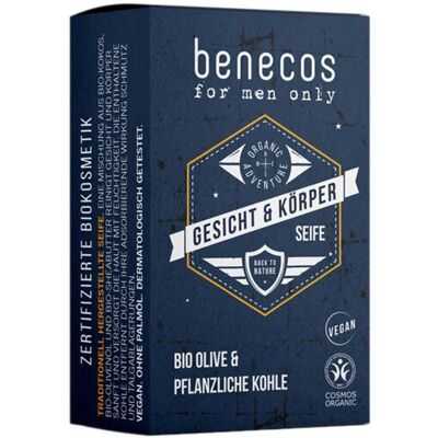 Benecos For Men Face & Body Soap - 75g Benecos For Men Face & Body Soap - 75g