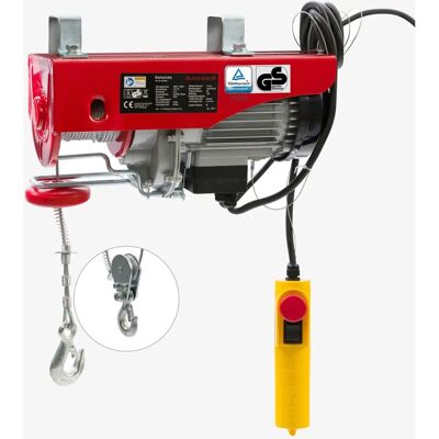 Arebos Polipasto eléctrico 400-800kg - Rojo - AR-HE-SW400 Arebos Polipasto eléctrico 400-800kg - Rojo - AR-HE-SW400