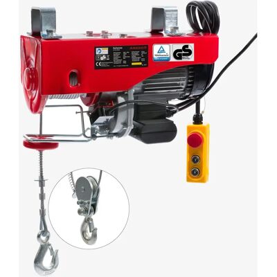 Arebos AR-HE-SW500 - Polipasto eléctrico - Rojo Arebos AR-HE-SW500 - Polipasto eléctrico - Rojo