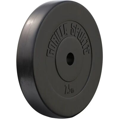 Disques de Poids Gorilla Sports - Ciment 1,25-15kg, Noir - Publicité Disques de Poids Gorilla Sports - Ciment 1,25-15kg, Noir - Publicité