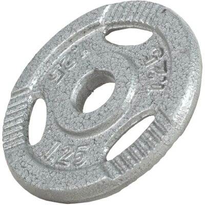 Gorilla Sports Gjutjärnsviktskivor - 0,5-20kg - Silvergrå Gorilla Sports Gjutjärnsviktskivor - 0,5-20kg - Silvergrå