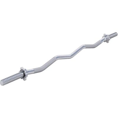 Barras Curl Gorilla Sports 120cm - Gris - Soporta 180kg - Diseño ergonómico Barras Curl Gorilla Sports 120cm - Gris - Soporta 180kg - Diseño ergonómico
