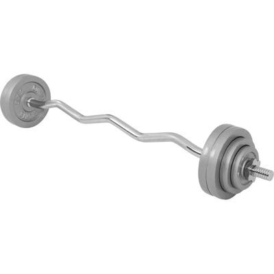 Gorilla Sports Curlstang Järn - 35kg Grå - Fitnessstång Gorilla Sports Curlstang Järn - 35kg Grå - Fitnessstång