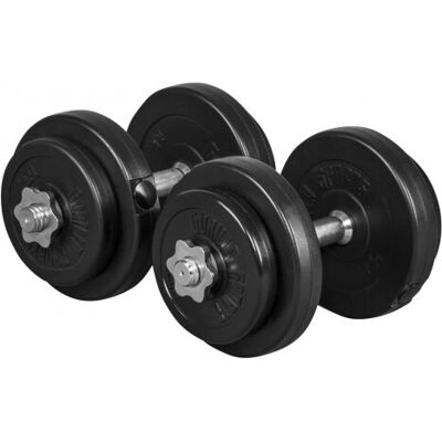 Mancuerna Ajustable Gorilla Sports - 20 kg - Equipo de Entrenamiento Mancuerna Ajustable Gorilla Sports - 20 kg - Equipo de Entrenamiento