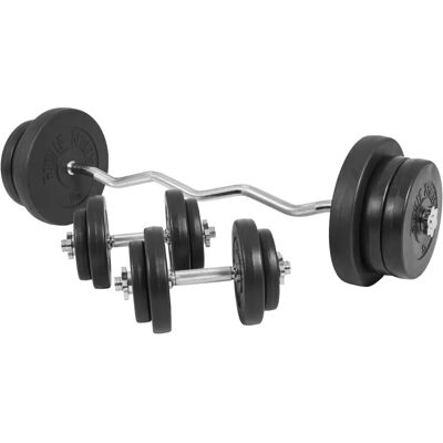 Gorilla Sports 70kg Viktset - Vinylbelagd Gorilla Sports 70kg Viktset - Vinylbelagd