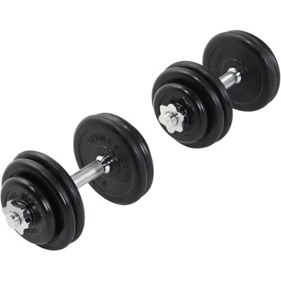 Gorilla Sports Handväsksats - 30kg - Svart - Träningsutrustning Gorilla Sports Handväsksats - 30kg - Svart - Träningsutrustning