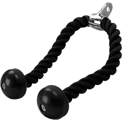 Lina triceps Gorilla Sports - 68cm Czarna Lina triceps Gorilla Sports - 68cm Czarna