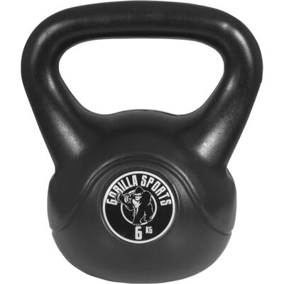 Kettlebell Gorilla Sports enduit en vinyle 2-20kg - Publicité Kettlebell Gorilla Sports enduit en vinyle 2-20kg - Publicité