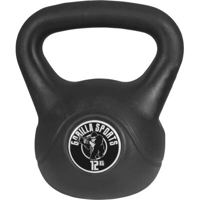 Gorilla Sports Kettlebell - 2-20kg Vinylbeschichtung Boden Schutz Gorilla Sports Kettlebell - 2-20kg Vinylbeschichtung Boden Schutz