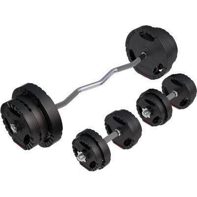Conjunto de Pesas Curvas Gorilla Sports - 70kg Equipamiento Conjunto de Pesas Curvas Gorilla Sports - 70kg Equipamiento
