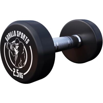 Gorilla Sports Fasta hantlar - 2,5kg till 40kg Gorilla Sports Fasta hantlar - 2,5kg till 40kg