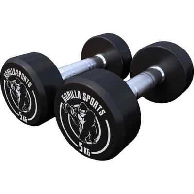 Gorilla Sports 100276-00008-0102 Hantle - 2x10kg Gorilla Sports 100276-00008-0102 Hantle - 2x10kg